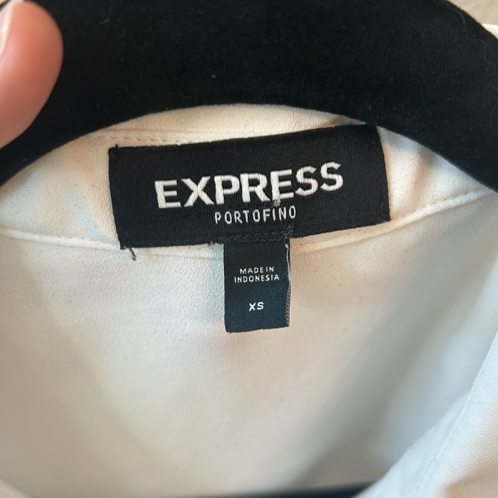 Express white button up - Picture 3 of 3